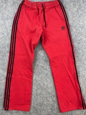 Vintage Mens Track Pants Adidas R2 Surface To Air Red Sz M 2006
